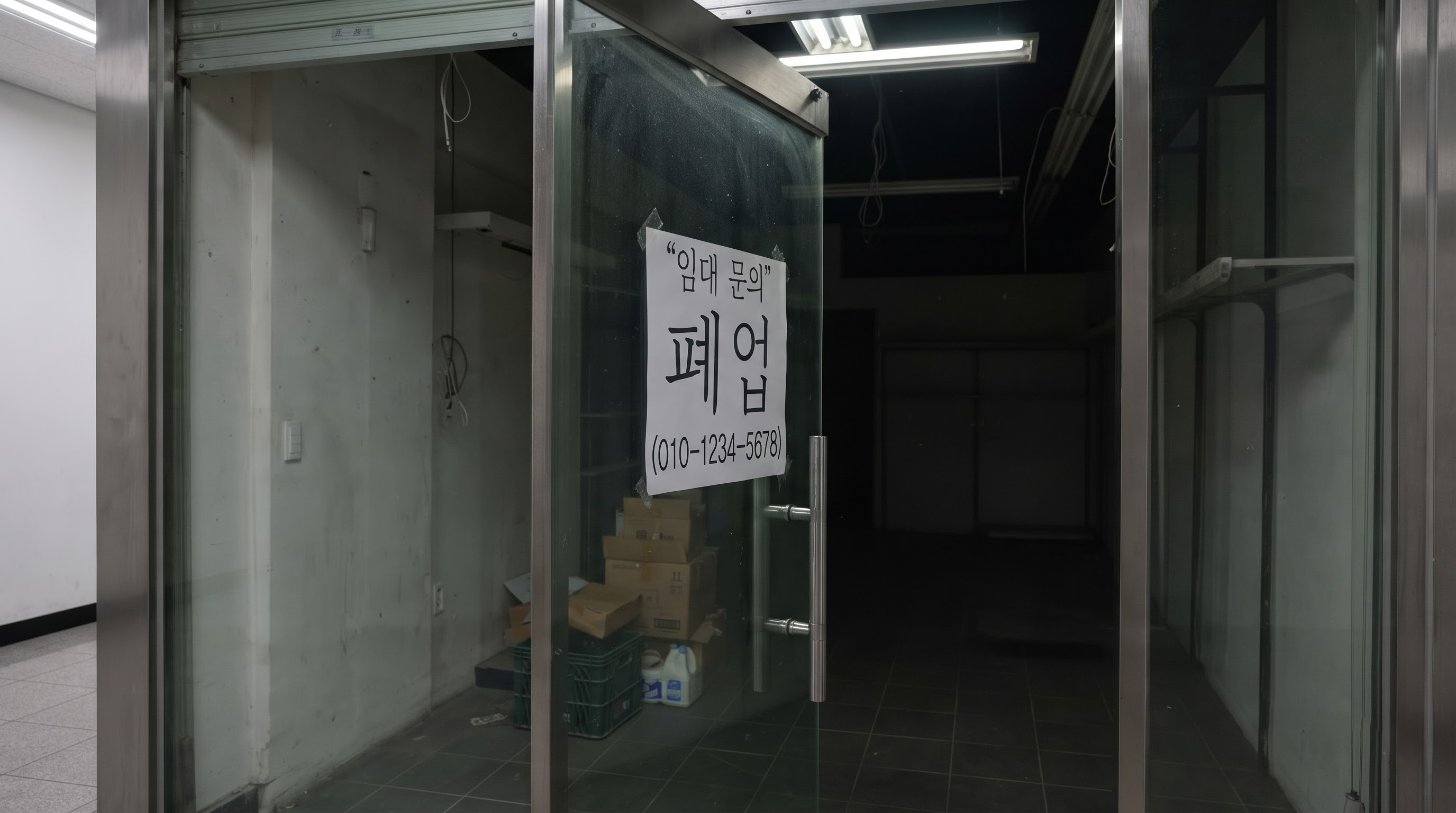 폐업한 매장